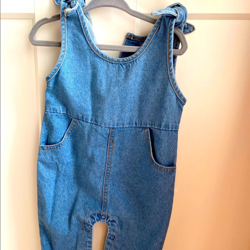 PatPat Baby Denim Overalls 12 mos